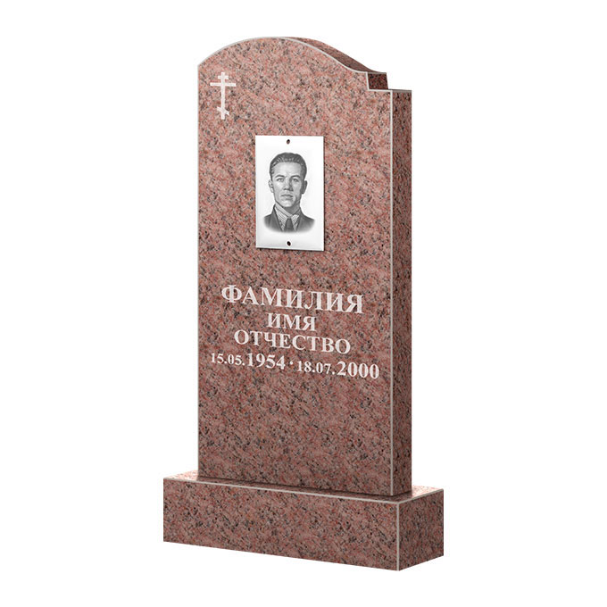 Гранитные памятники в Санкт-Петербурге | Памятник из гранита Розалия Pink ФГЦ-25