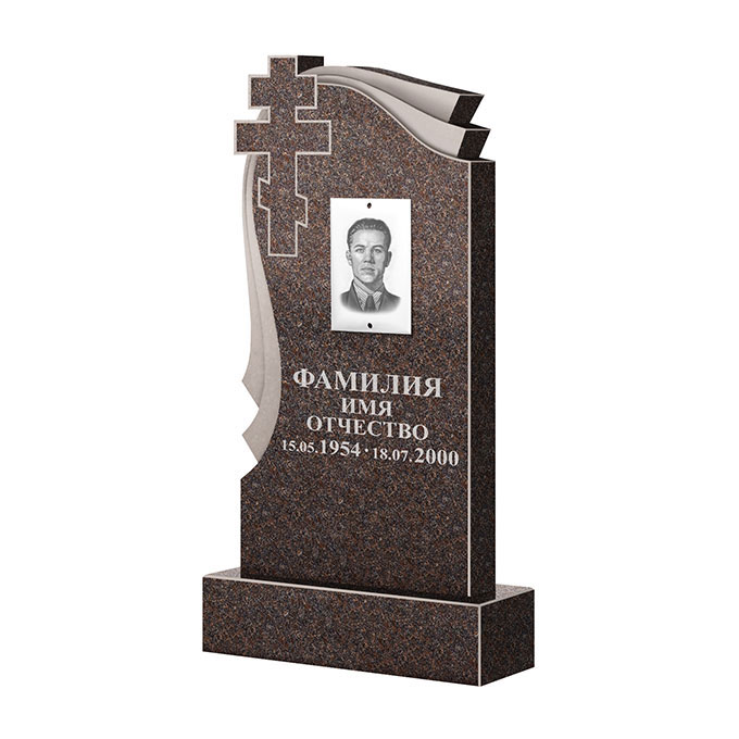 Гранитные памятники в Санкт-Петербурге | Памятник из гранита Карел Brown ФГЦ-081