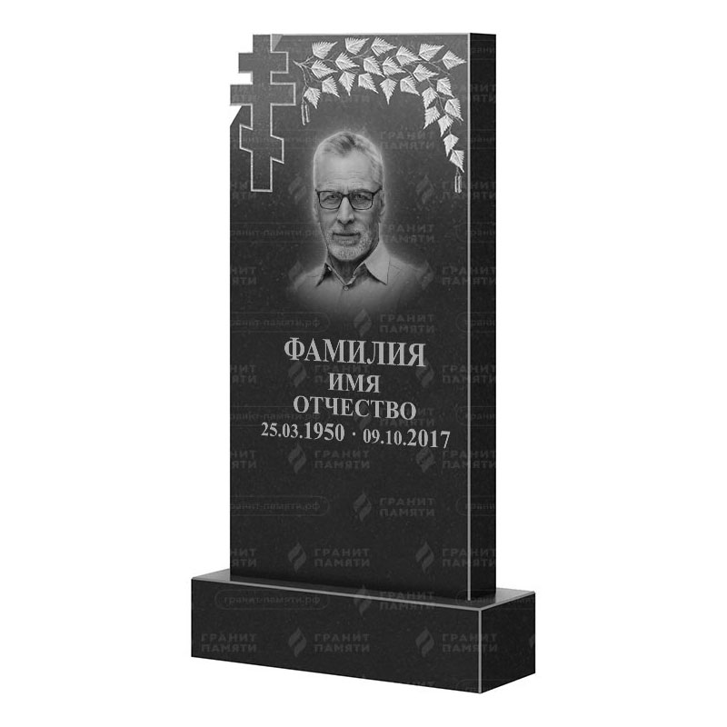 Памятники из гранита с деревом в Санкт-Петербурге | Гранитный памятник ФГ-202