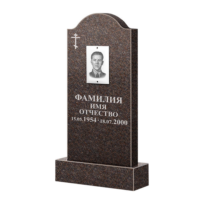 Памятники из цветного гранита в Санкт-Петербурге | Памятник из гранита Карел Brown ФГЦ-012