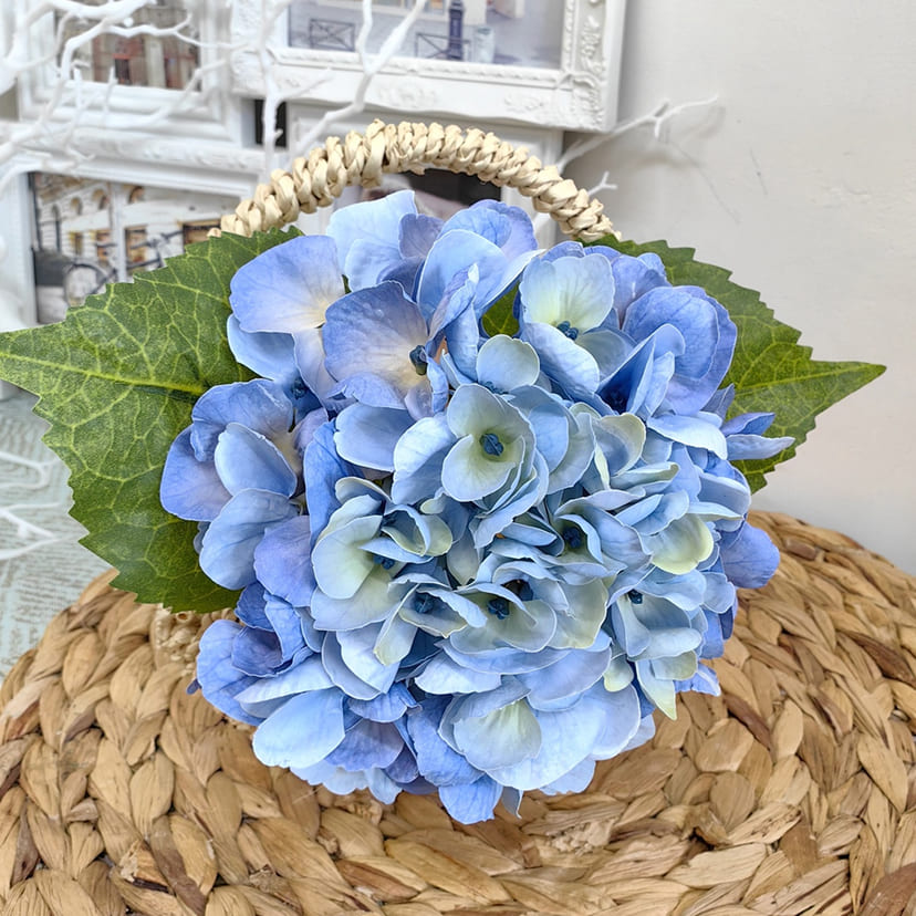 Искусственные цветы в Санкт-Петербурге | Цветок искусственный «Гортензия», голубая, одиночный