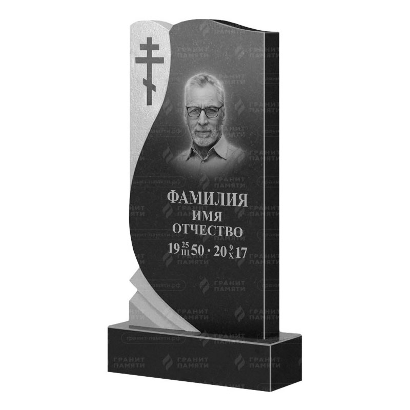Памятники из гранита вертикальные в Санкт-Петербурге | Гранитный памятник ФГ-169