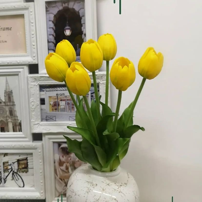 Искусственные цветы в Санкт-Петербурге | Цветы искусственные «Тюльпаны», желтые, букет