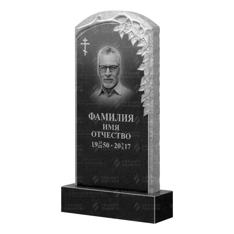 Памятники из гранита с деревом в Санкт-Петербурге | Гранитный памятник ФГ-107