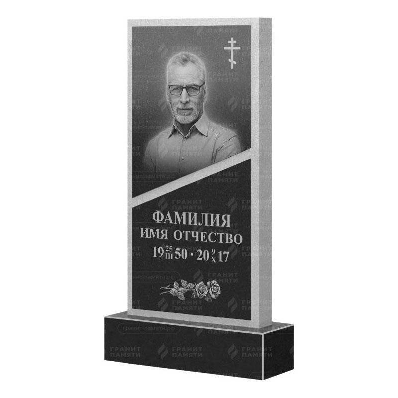 Памятники из гранита вертикальные в Санкт-Петербурге | Гранитный памятник ФГ-164