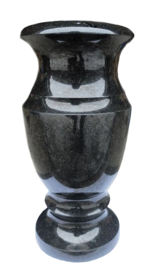 Вазы из камня в Санкт-Петербурге | Ваза гранитная «Габбро 30»