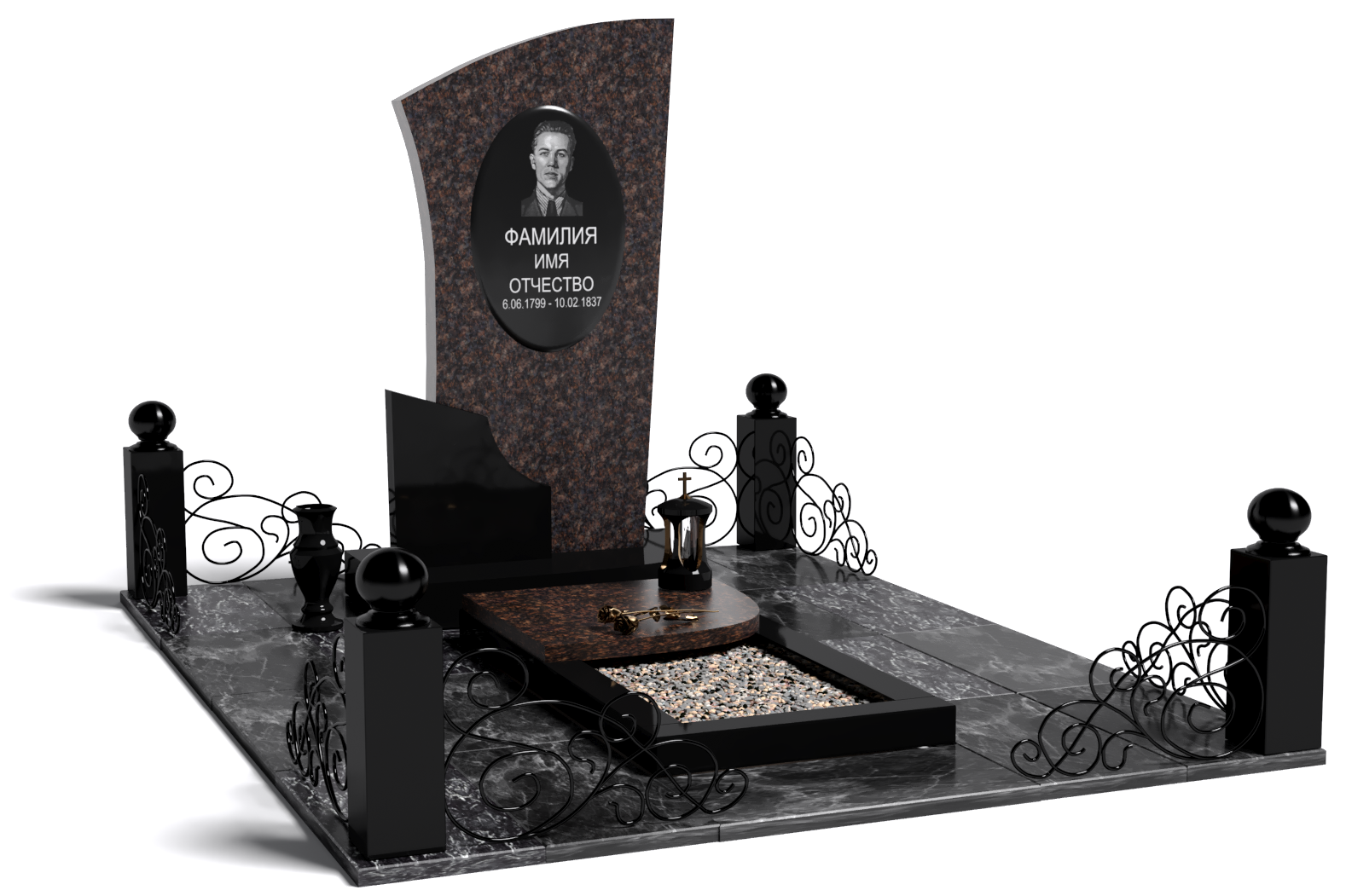 Одинарные мемориальные комплексы в Санкт-Петербурге | Мемориальный комплекс №12