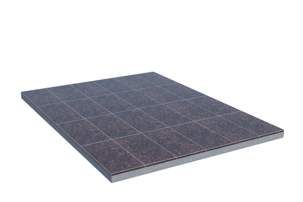 Площадки на могилу в Санкт-Петербурге | Площадка с облицовкой Дымовским гранитом