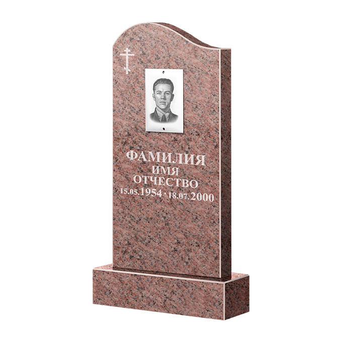 Памятники из цветного гранита в Санкт-Петербурге | Памятник из гранита Розалия Pink ФГЦ-030