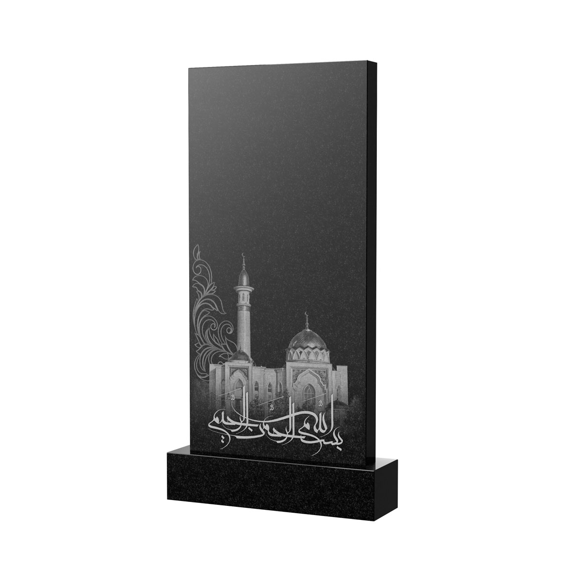 Художественное оформление памятника в Санкт-Петербурге | Художественное оформление на гранитную стелу, рисунок ВХО-046