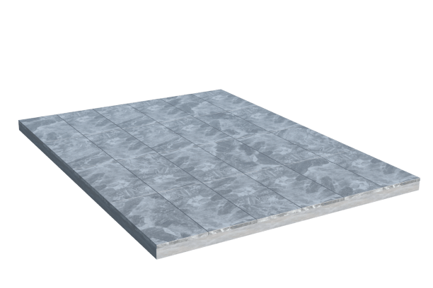 Площадки на могилу в Санкт-Петербурге | Площадка с мраморной облицовкой