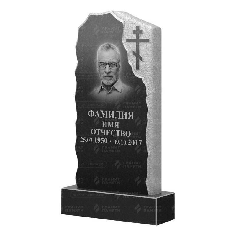 Памятники из гранита с обколом, скалы в Санкт-Петербурге | Гранитный памятник ФГ-231