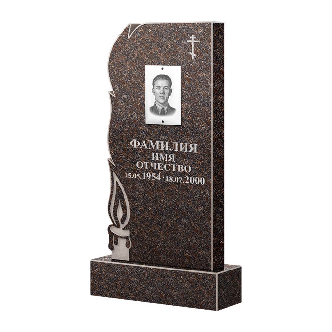 Памятники из цветного гранита в Санкт-Петербурге | Памятник из гранита Карел Brown ФГЦ-106