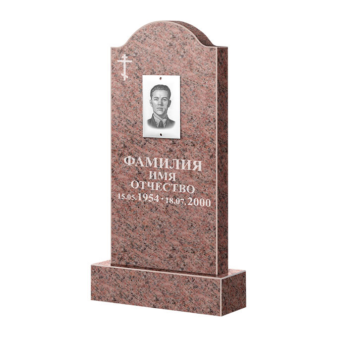 Памятники из цветного гранита в Санкт-Петербурге | Памятник из гранита Розалия Pink ФГЦ-012