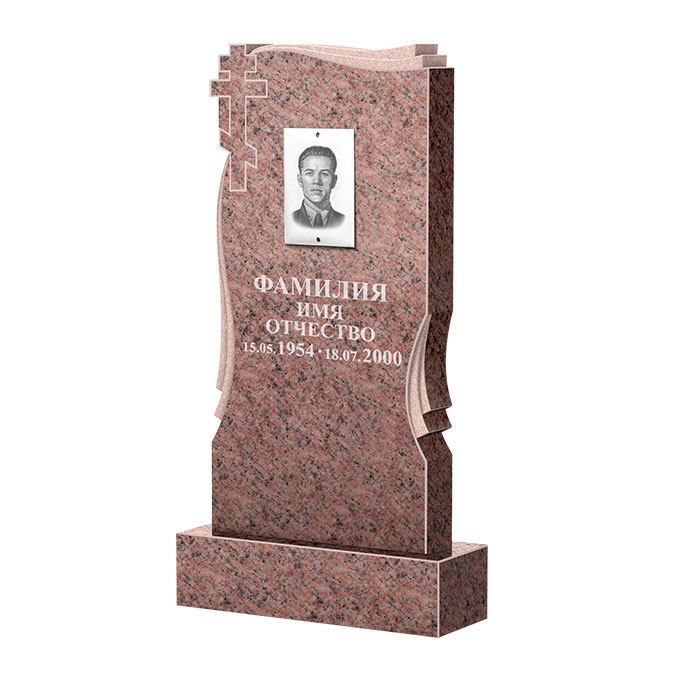 Гранитные памятники в Санкт-Петербурге | Памятник из гранита Розалия Pink ФГЦ-185