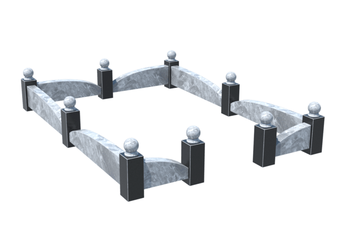 Цоколи на могилу в Санкт-Петербурге | Цоколь на могилу №0040