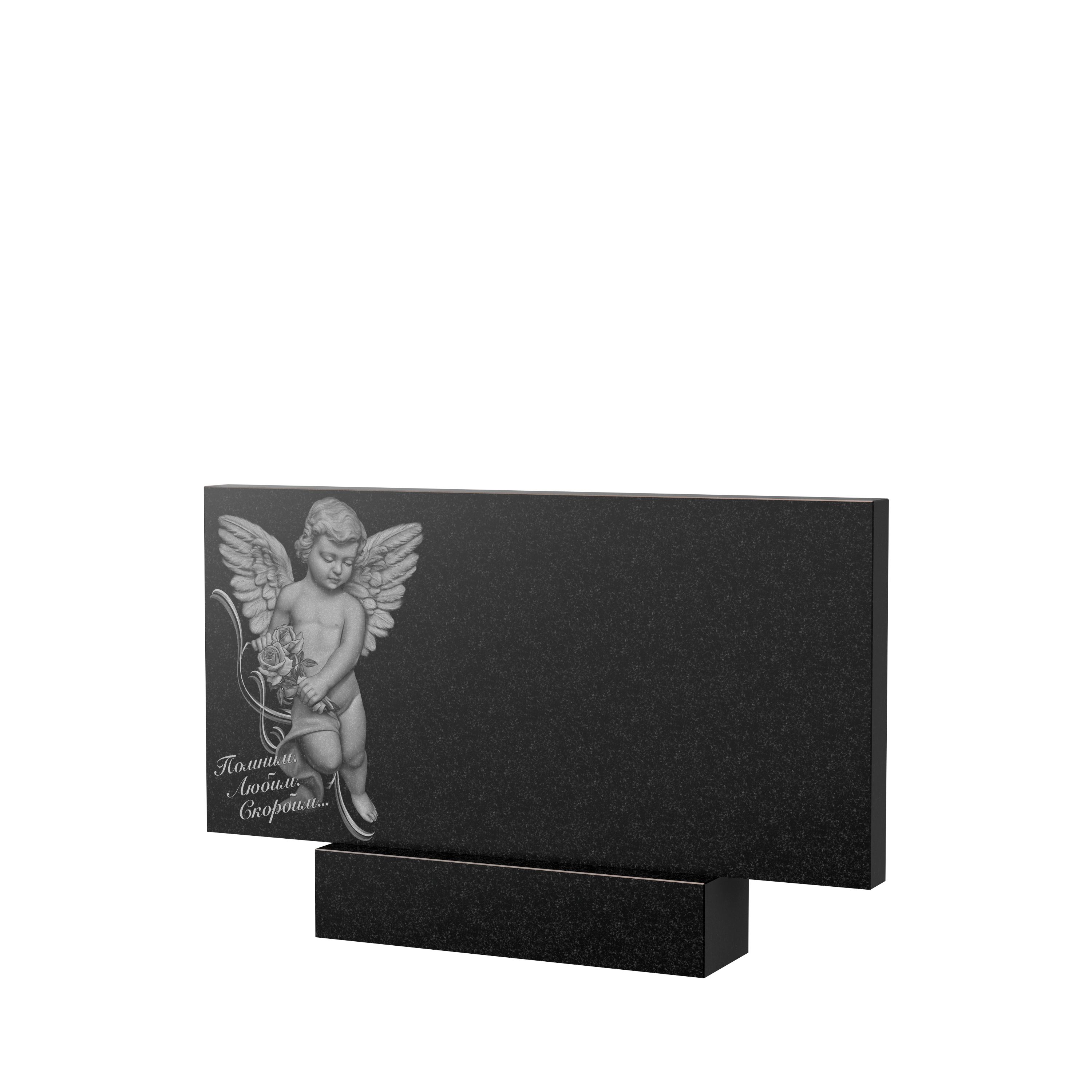 Художественное оформление памятника в Санкт-Петербурге | Художественное оформление на гранитную стелу, рисунок ГХО-008