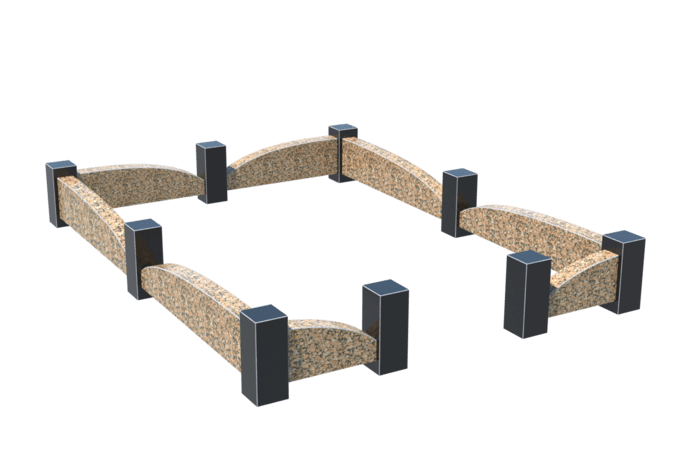 Цоколи на могилу в Санкт-Петербурге | Цоколь на могилу №0046