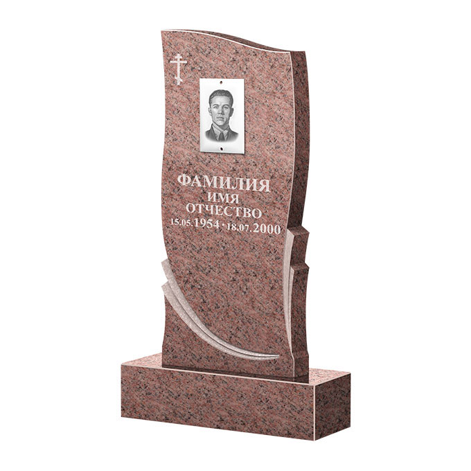 Гранитные памятники в Санкт-Петербурге | Памятник из гранита Розалия Pink ФГЦ-044