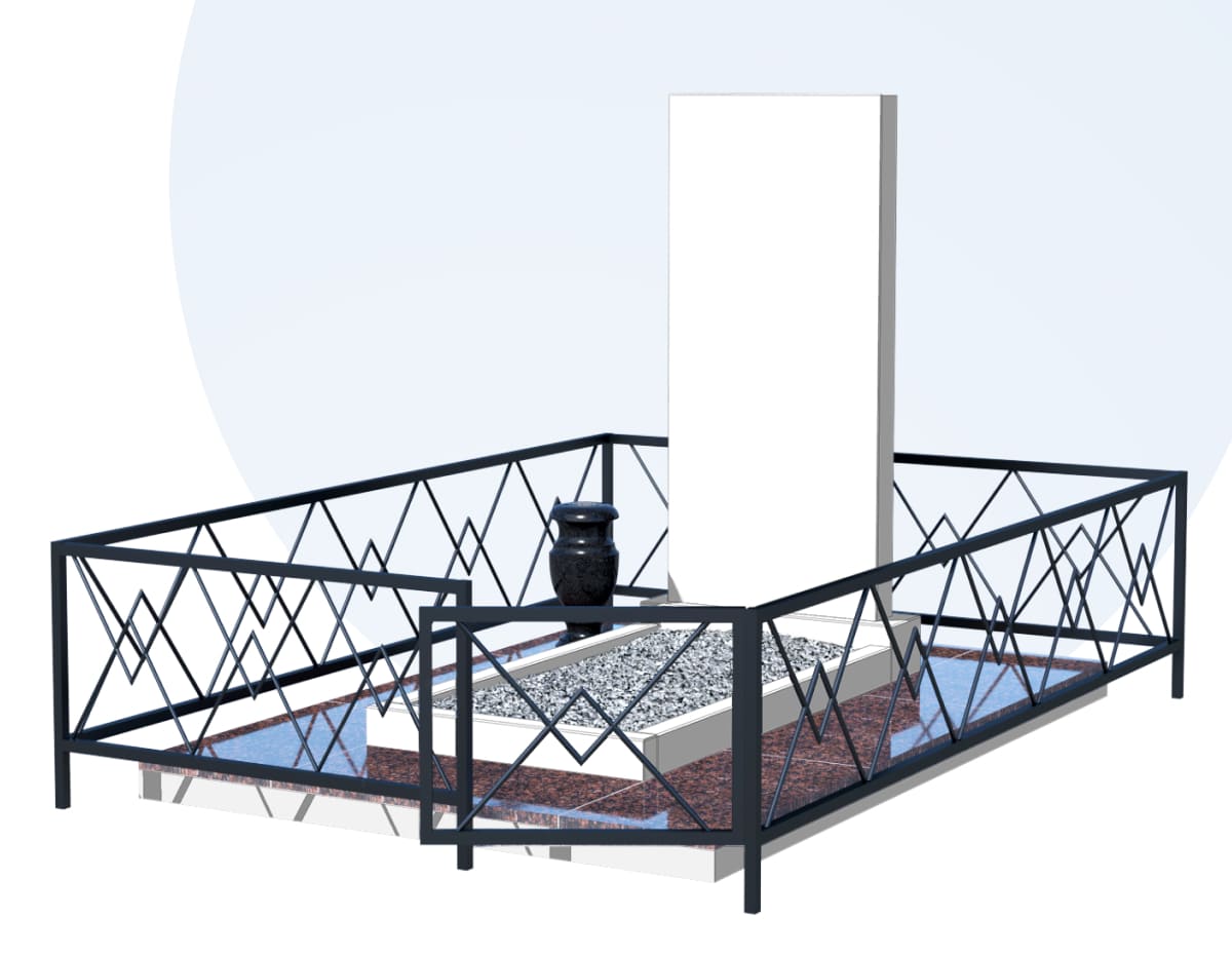 Благоустройство захоронения в Санкт-Петербурге
