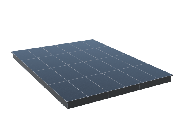 Площадки на могилу в Санкт-Петербурге | Площадка с вертикальной (10 см) облицовкой гранитом Габбро