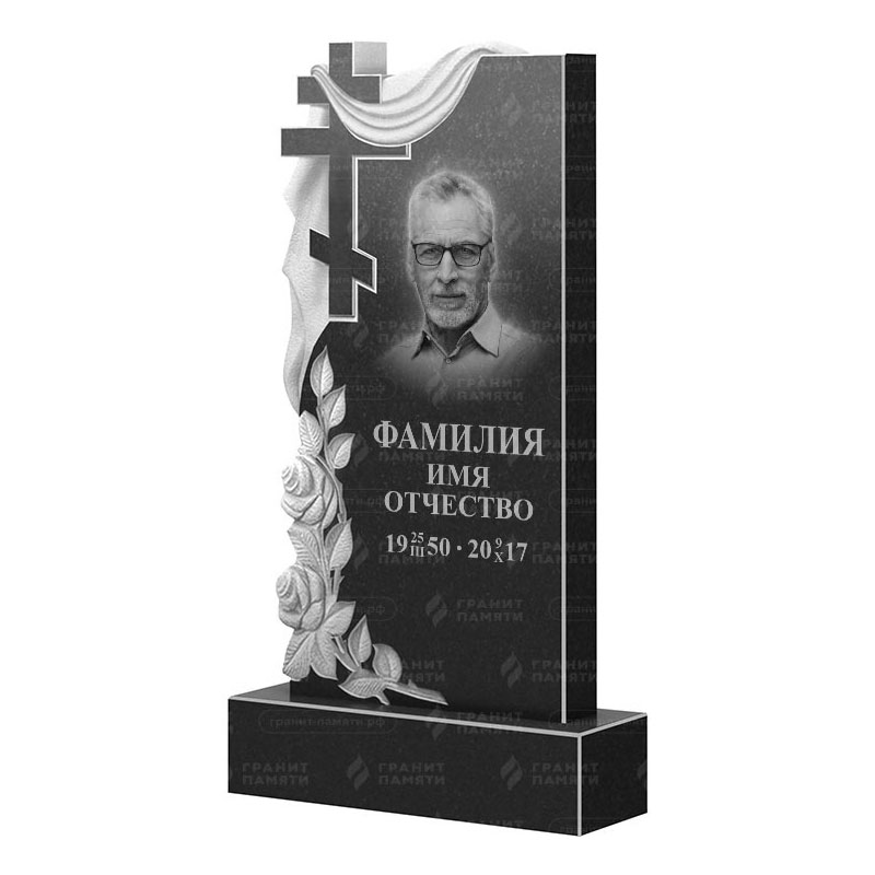 Памятники из гранита вертикальные в Санкт-Петербурге | Гранитный памятник ФГ-189