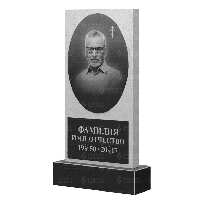 Памятники из гранита вертикальные в Санкт-Петербурге | Гранитный памятник ФГ-166