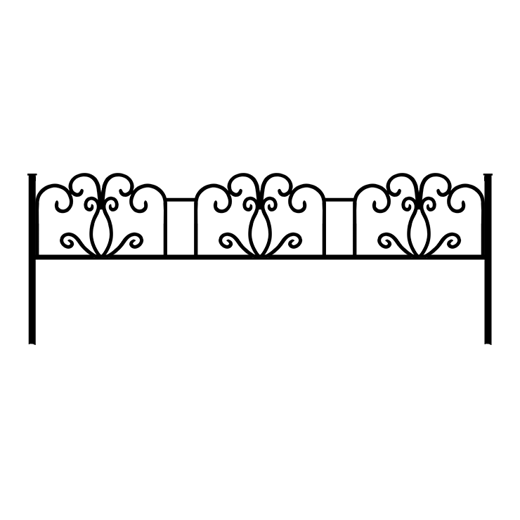 Металлические оградки, столы, скамейки в Санкт-Петербурге | Оградка №4