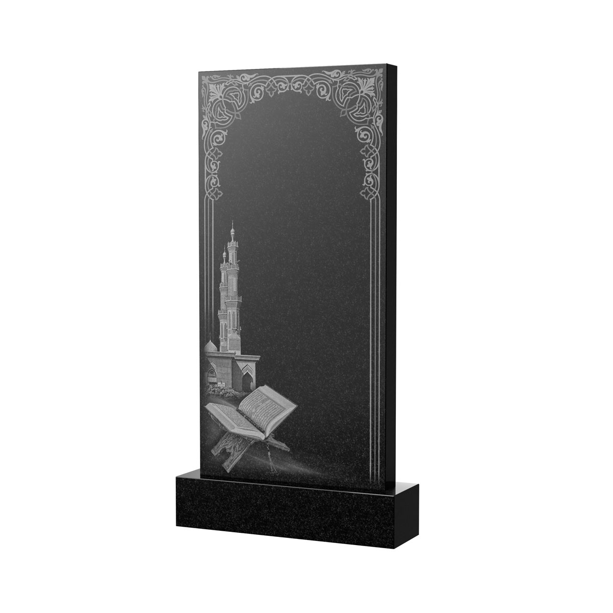 Художественное оформление памятника в Санкт-Петербурге | Художественное оформление на гранитную стелу, рисунок ВХО-039