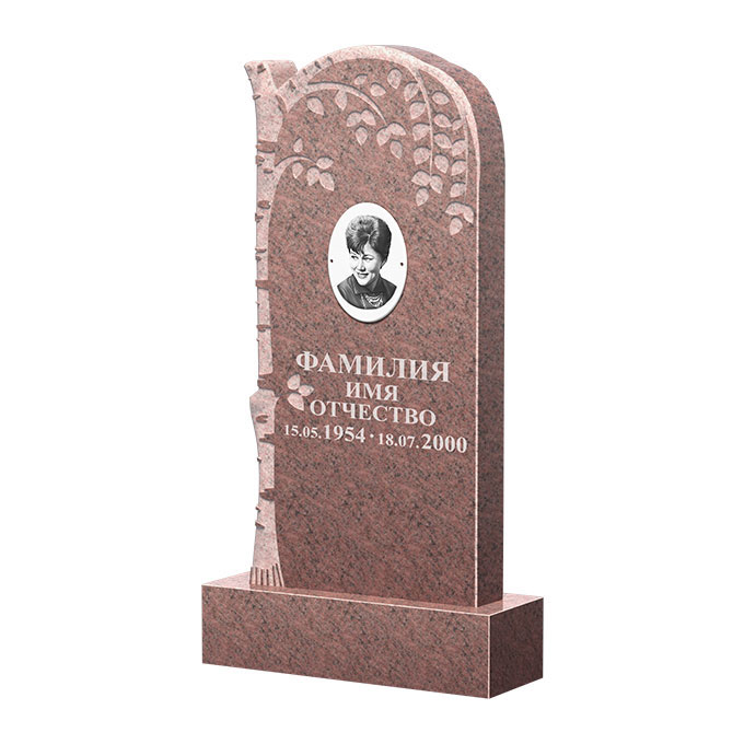 Гранитные памятники в Санкт-Петербурге | Памятник из гранита Розалия Pink ФГЦ-091