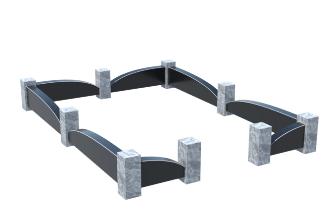 Цоколи на могилу в Санкт-Петербурге | Цоколь на могилу №0041