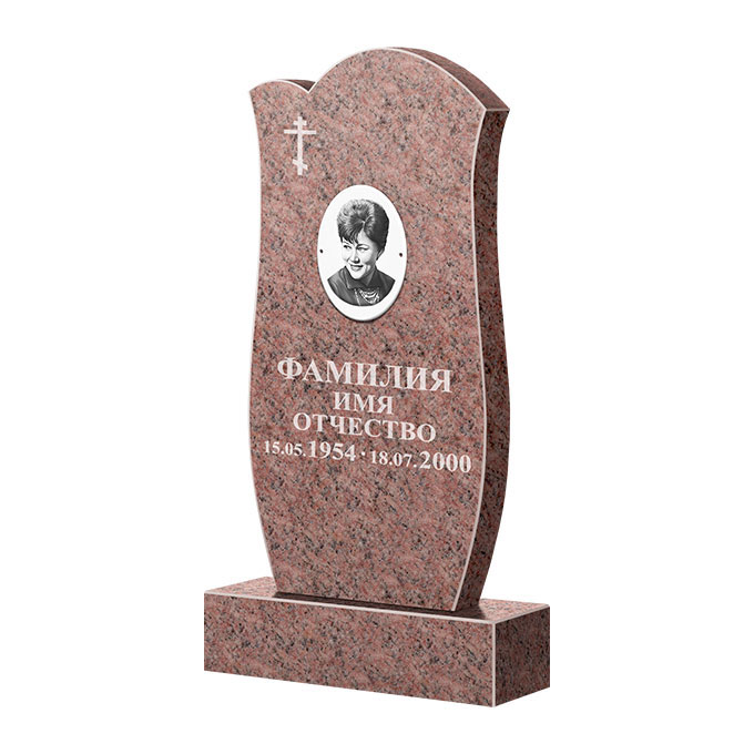 Памятники из цветного гранита в Санкт-Петербурге | Памятник из гранита Розалия Pink ФГЦ-039