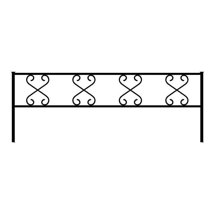 Металлические оградки, столы, скамейки в Санкт-Петербурге | Оградка №1