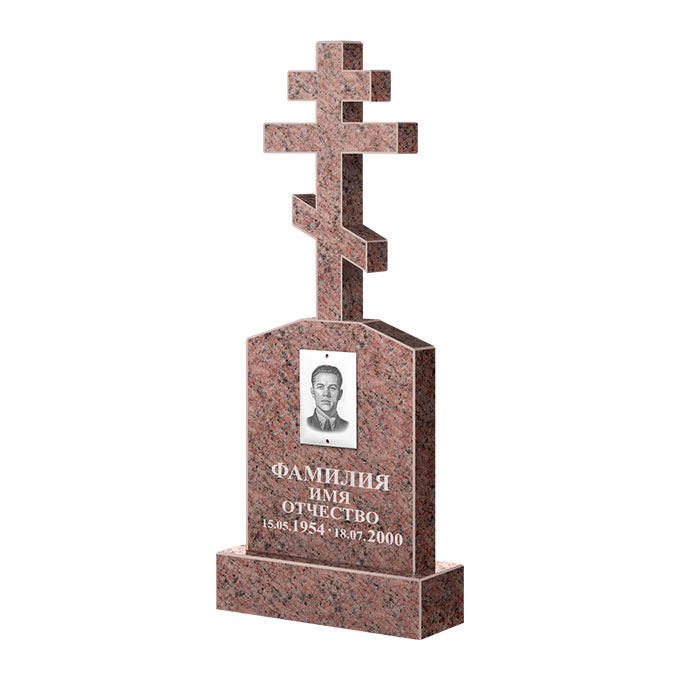 Гранитные памятники в Санкт-Петербурге | Памятник из гранита Розалия Pink ФГЦ-099