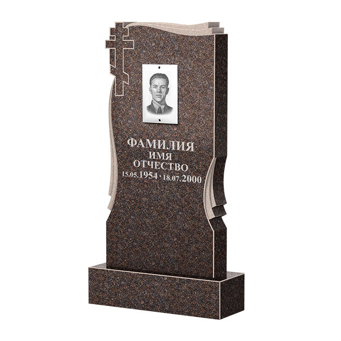 Гранитные памятники в Санкт-Петербурге | Памятник из гранита Карел Brown ФГЦ-185