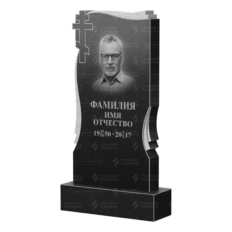 Памятники из гранита вертикальные в Санкт-Петербурге | Гранитный памятник ФГ-185